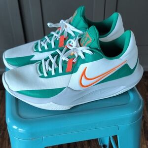Nike Precision 6 white/malachite/orange size 10.5